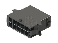 HRB 5.7mm连接器 线端母壳 P5700