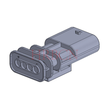  HRBCN 4.0mm汽车线对线防水连接器母胶壳M4022