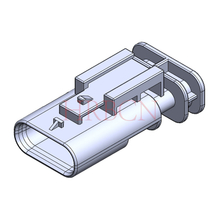  HRBCN 4.0mm汽车线对线防水连接器母胶壳M4022