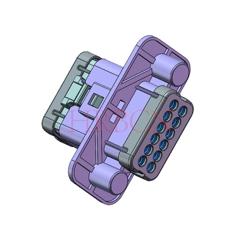 HRB 4.5mm汽车防水接插件线束插头M45032-2XN