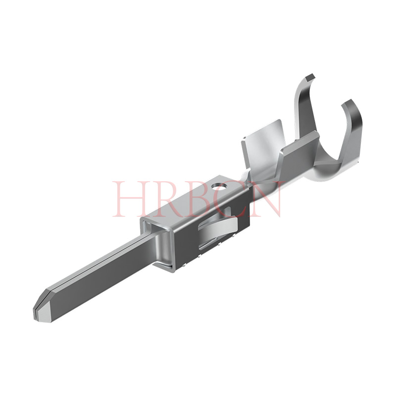 HRB 4.0mm线对线防水电源连接器带面板安装 