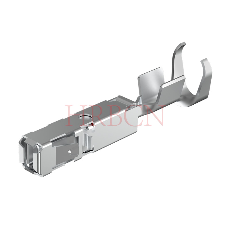 HRB 4.0mm线对线防水电源连接器带面板安装 
